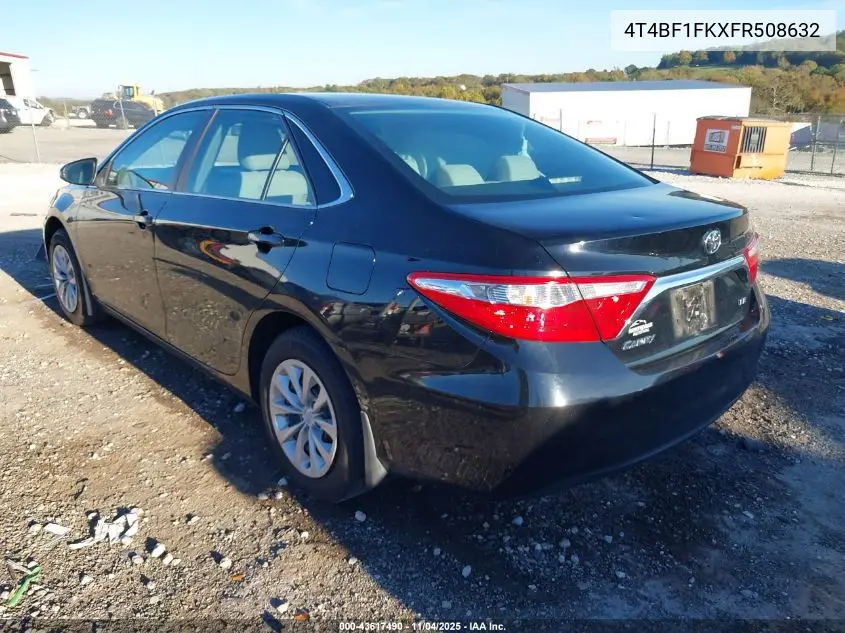 4T4BF1FKXFR508632 2015 Toyota Camry Le
