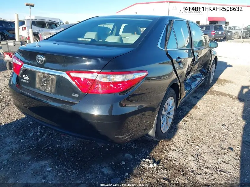 4T4BF1FKXFR508632 2015 Toyota Camry Le