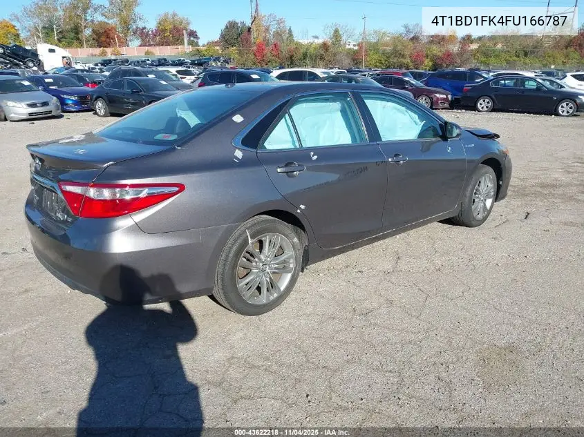 4T1BD1FK4FU166787 2015 Toyota Camry Hybrid Se