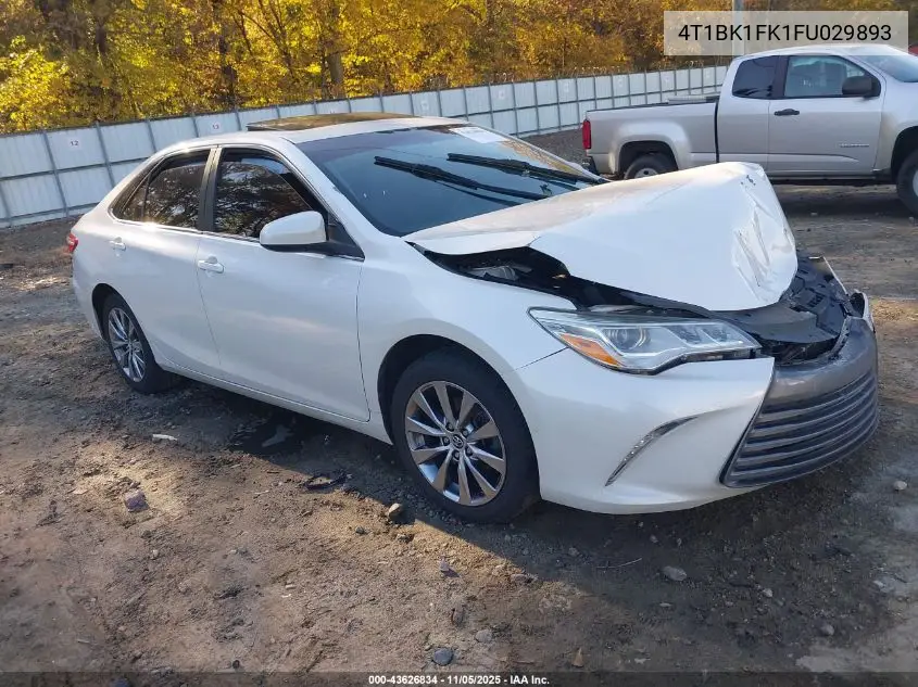 4T1BK1FK1FU029893 2015 Toyota Camry Xle V6