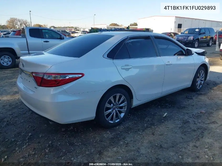 4T1BK1FK1FU029893 2015 Toyota Camry Xle V6