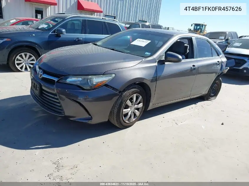 4T4BF1FK0FR457626 2015 Toyota Camry Le