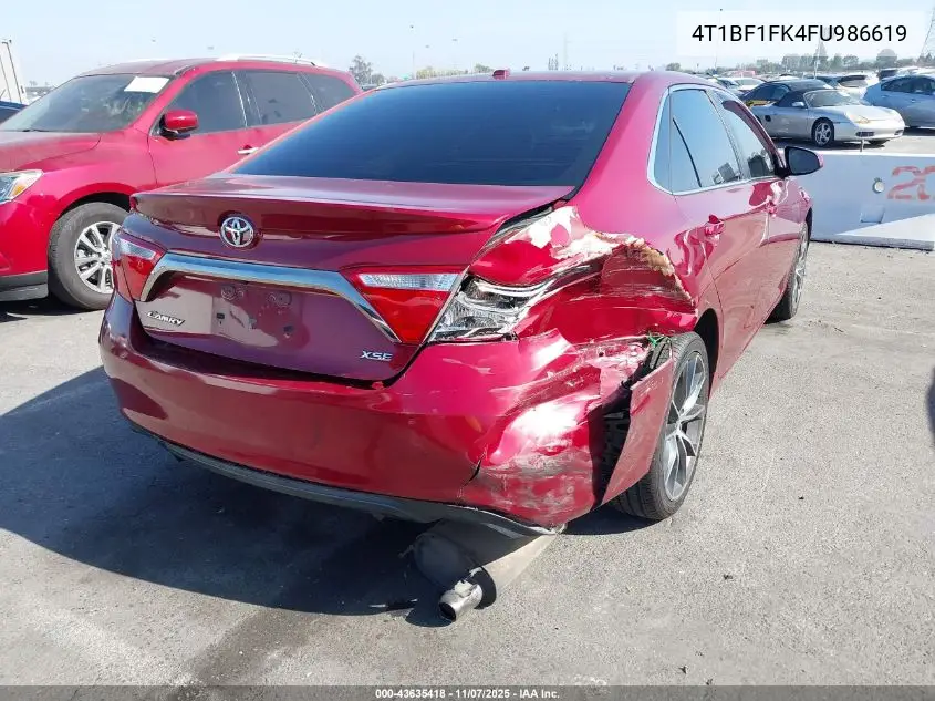4T1BF1FK4FU986619 2015 Toyota Camry Xse