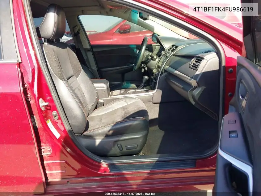 4T1BF1FK4FU986619 2015 Toyota Camry Xse