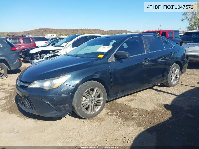 4T1BF1FKXFU047572 2015 Toyota Camry Se