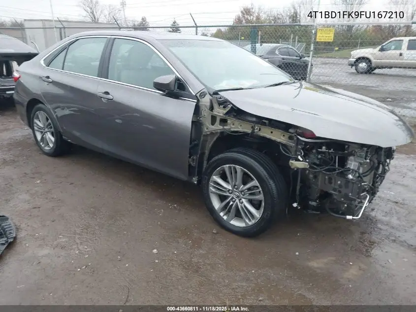 4T1BD1FK9FU167210 2015 Toyota Camry Hybrid Se