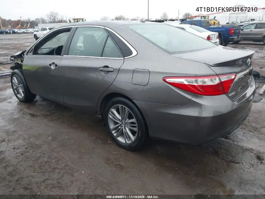 4T1BD1FK9FU167210 2015 Toyota Camry Hybrid Se