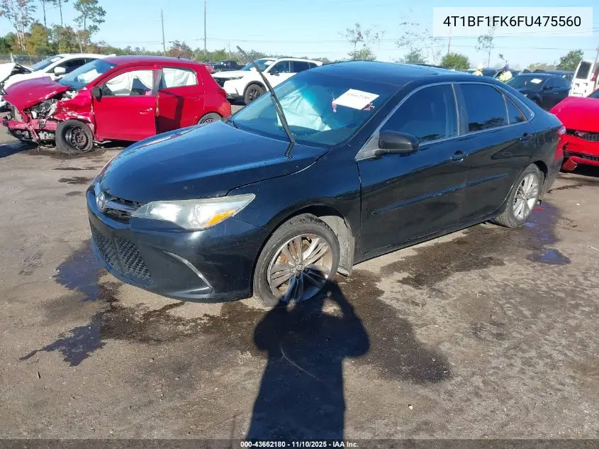 4T1BF1FK6FU475560 2015 Toyota Camry Se
