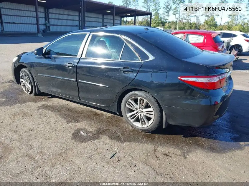 4T1BF1FK6FU475560 2015 Toyota Camry Se