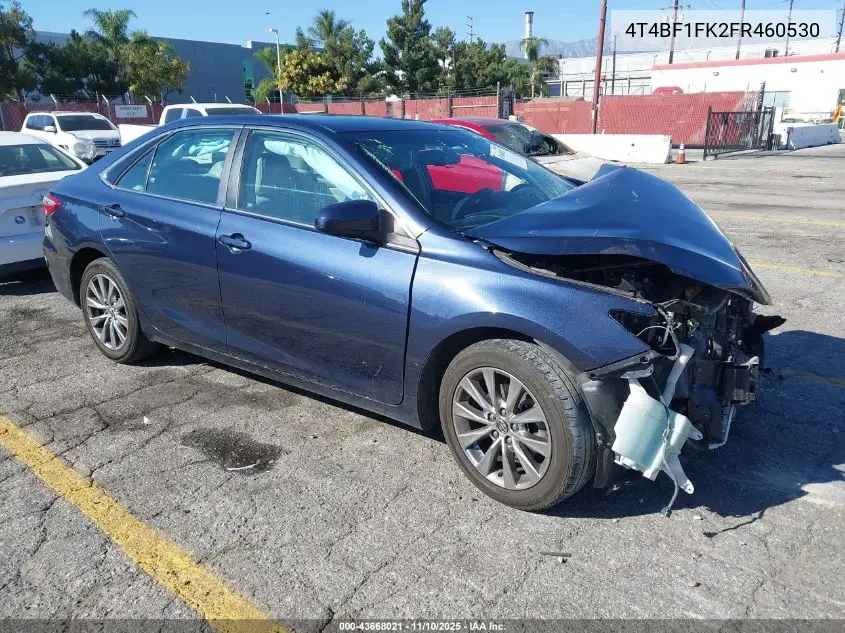 4T4BF1FK2FR460530 2015 Toyota Camry Xle