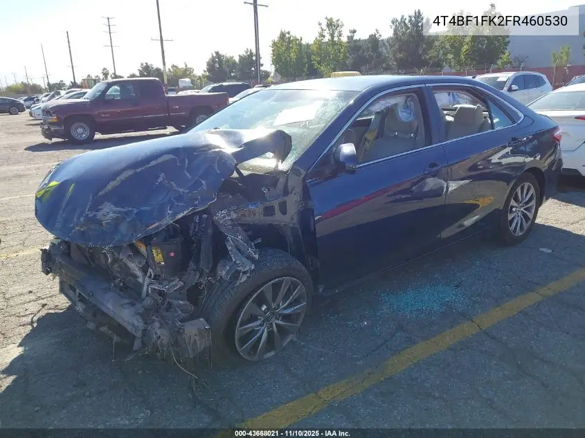 4T4BF1FK2FR460530 2015 Toyota Camry Xle