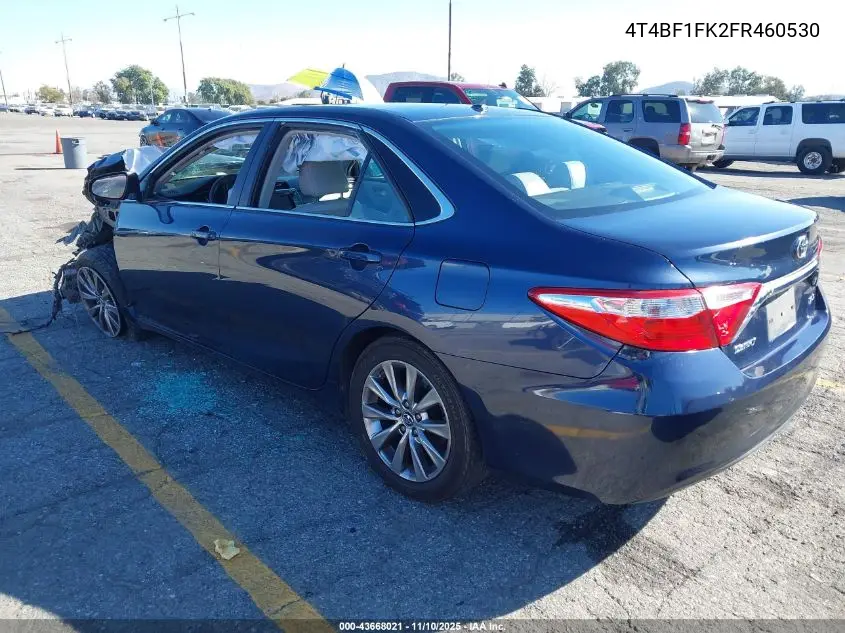 4T4BF1FK2FR460530 2015 Toyota Camry Xle