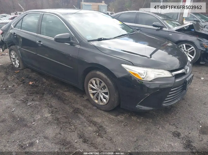 4T4BF1FK6FR503962 2015 Toyota Camry Le
