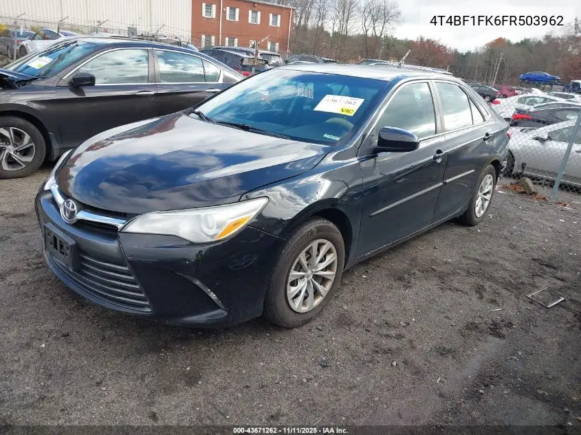 4T4BF1FK6FR503962 2015 Toyota Camry Le