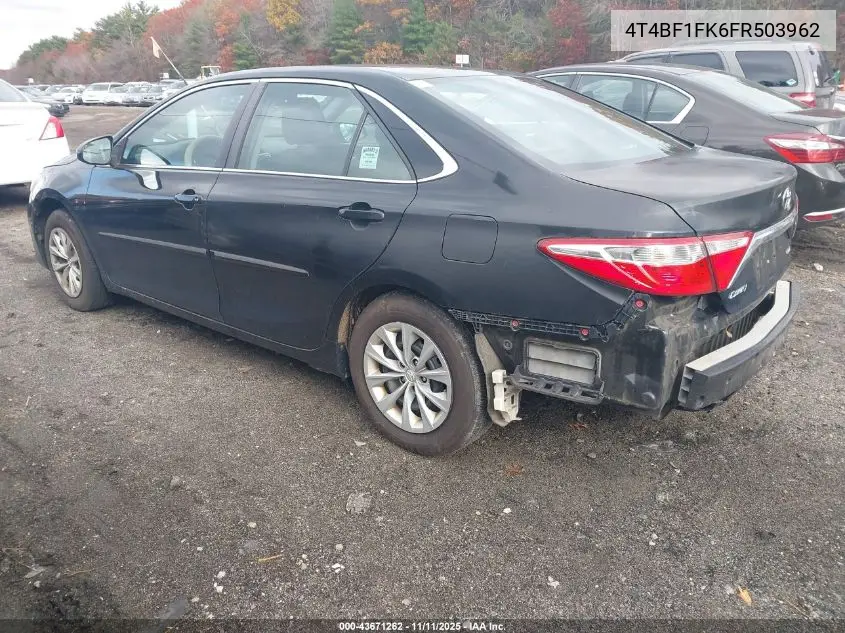 4T4BF1FK6FR503962 2015 Toyota Camry Le