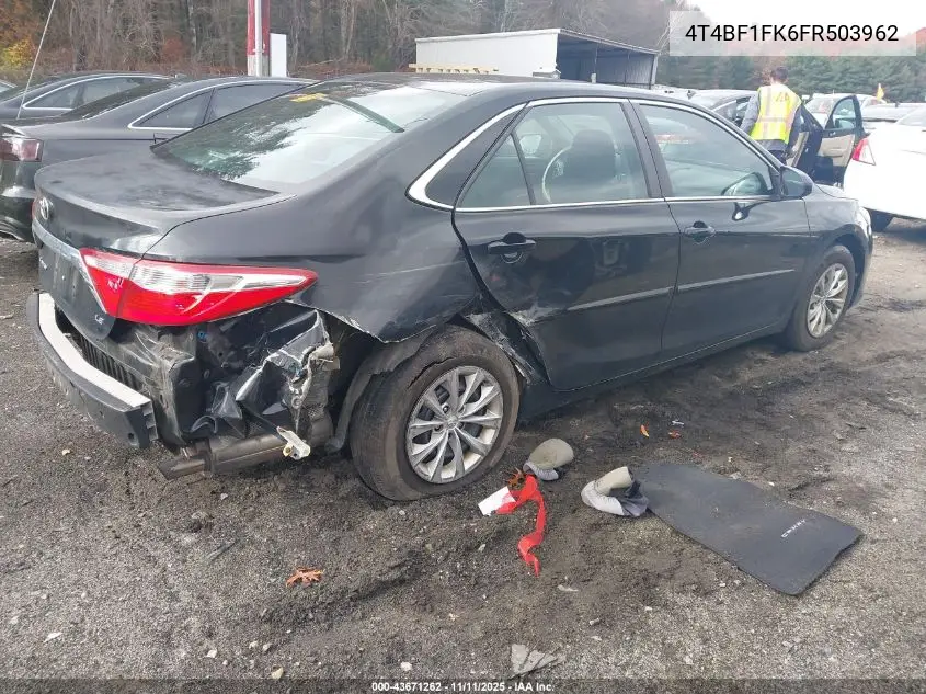 4T4BF1FK6FR503962 2015 Toyota Camry Le