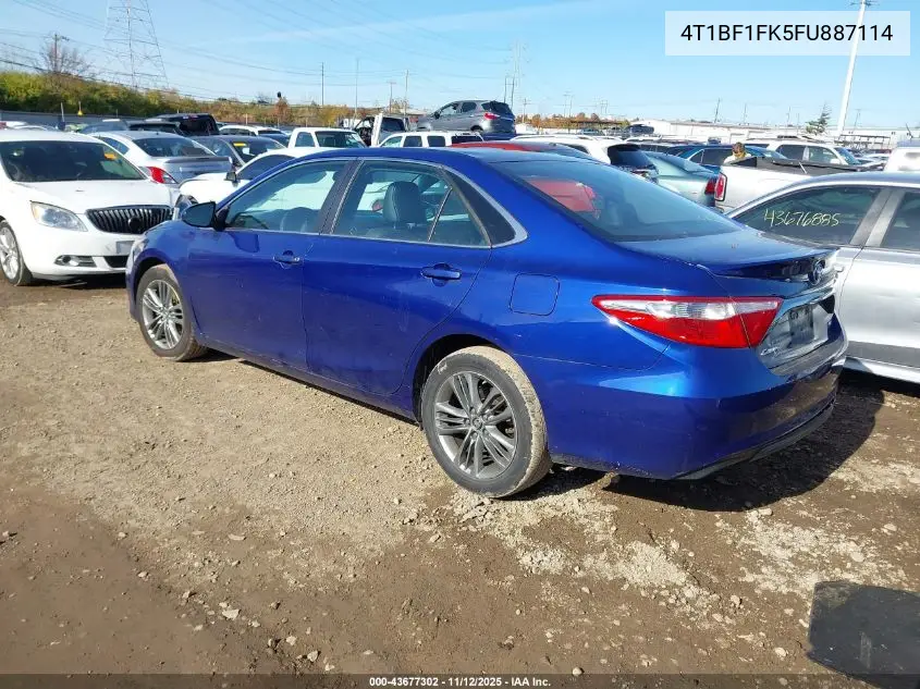 4T1BF1FK5FU887114 2015 Toyota Camry Se