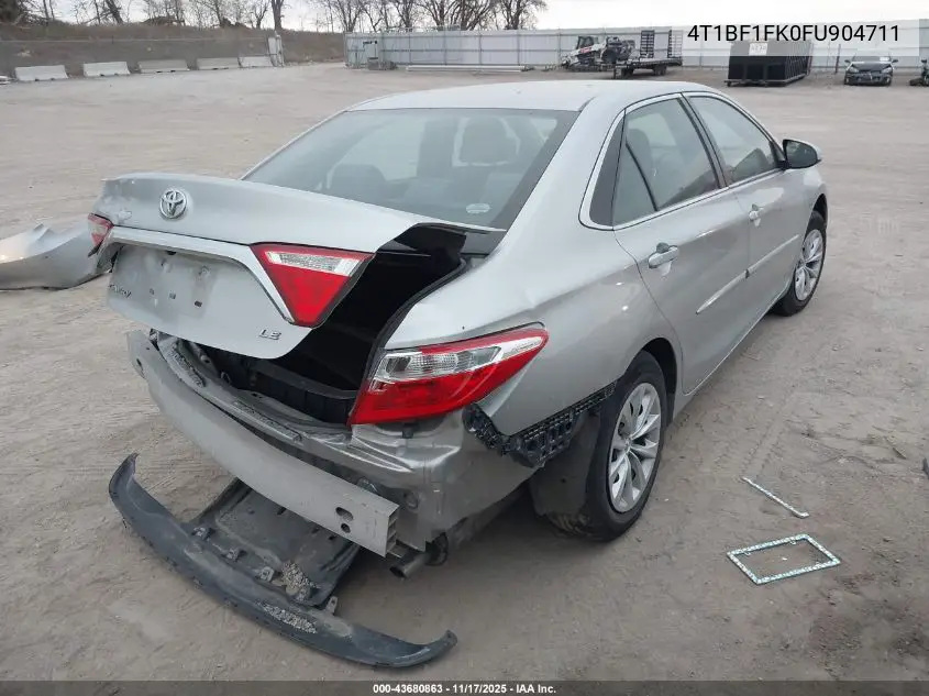 4T1BF1FK0FU904711 2015 Toyota Camry Le