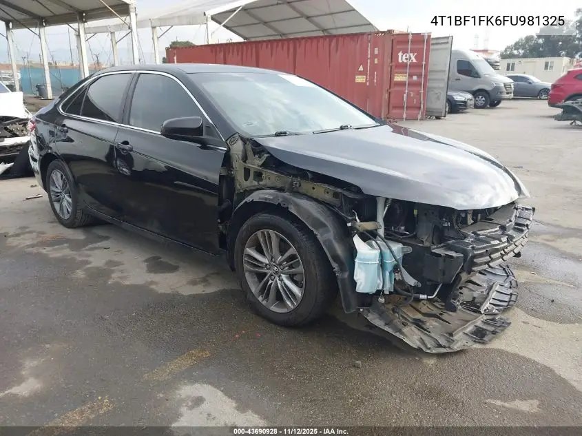 4T1BF1FK6FU981325 2015 Toyota Camry Se