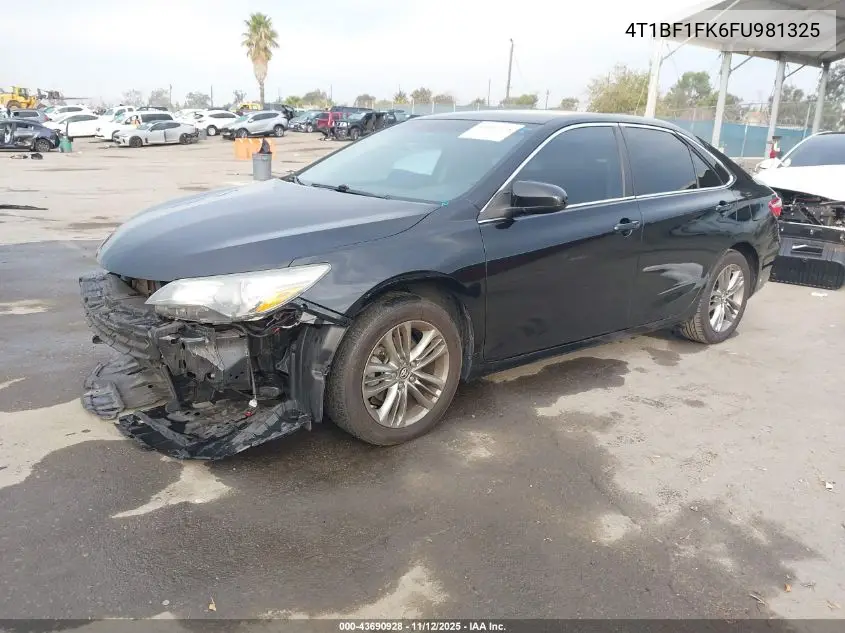 4T1BF1FK6FU981325 2015 Toyota Camry Se