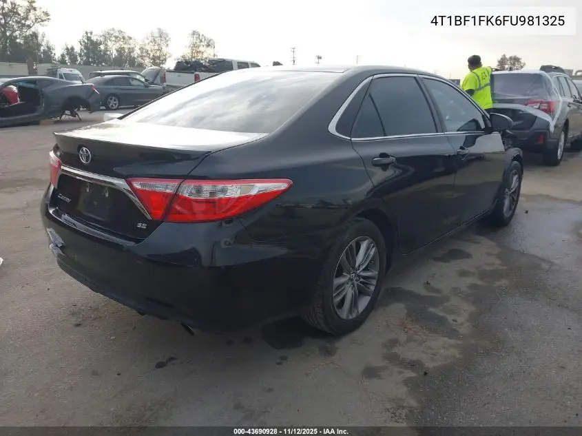4T1BF1FK6FU981325 2015 Toyota Camry Se