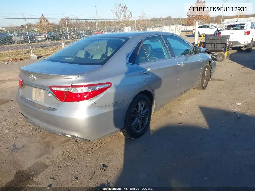 4T1BF1FK9FU112931 2015 Toyota Camry Se