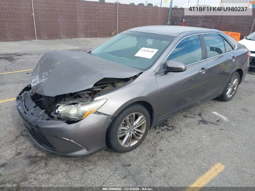 4T1BF1FK4FU980237 2015 Toyota Camry Se