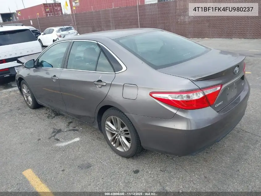 4T1BF1FK4FU980237 2015 Toyota Camry Se