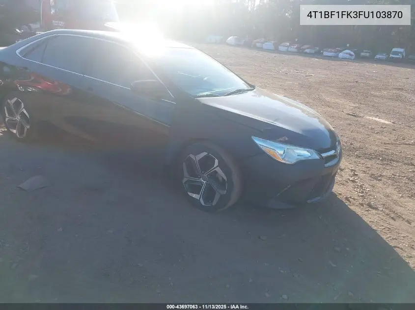 4T1BF1FK3FU103870 2015 Toyota Camry Se