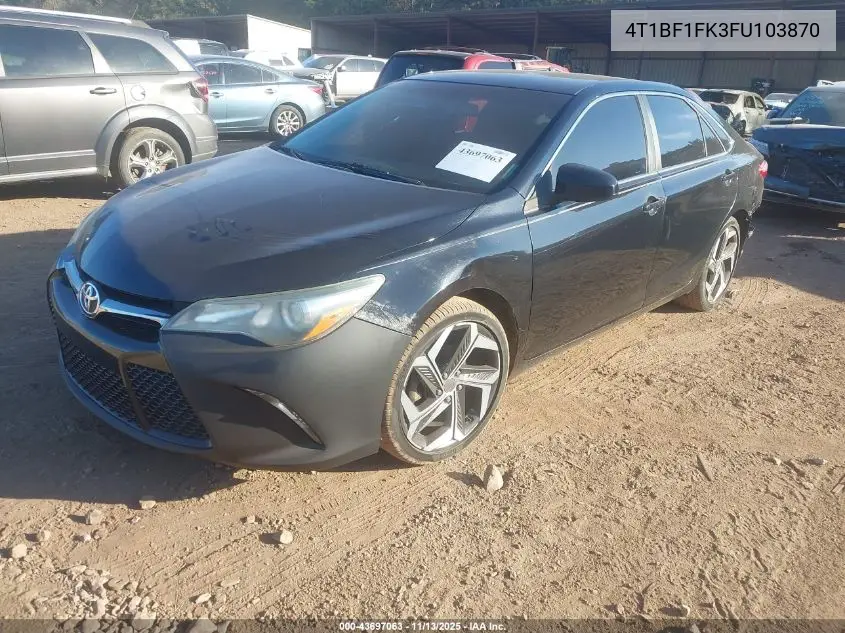 4T1BF1FK3FU103870 2015 Toyota Camry Se