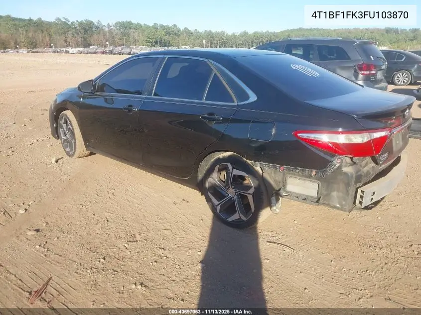 4T1BF1FK3FU103870 2015 Toyota Camry Se