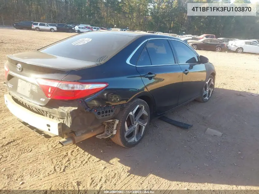 4T1BF1FK3FU103870 2015 Toyota Camry Se