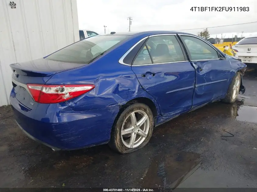 4T1BF1FK2FU911983 2015 Toyota Camry Xse