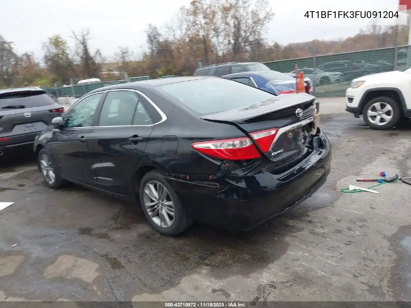 4T1BF1FK3FU091204 2015 Toyota Camry Se