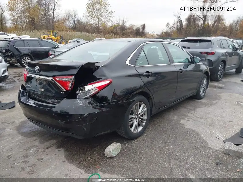 4T1BF1FK3FU091204 2015 Toyota Camry Se