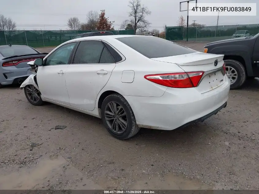 4T1BF1FK9FU083849 2015 Toyota Camry Se