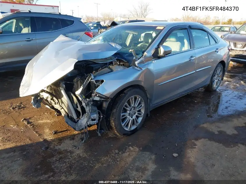 4T4BF1FK5FR484370 2015 Toyota Camry Le