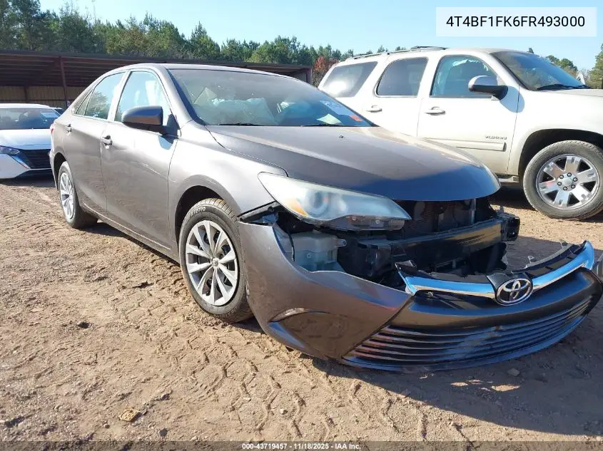 4T4BF1FK6FR493000 2015 Toyota Camry Le