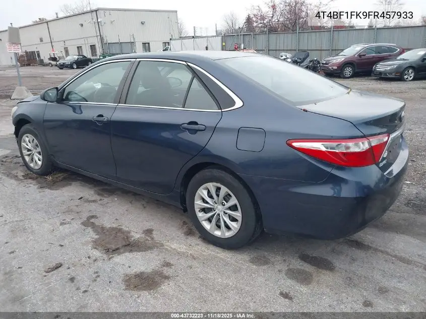 4T4BF1FK9FR457933 2015 Toyota Camry Le
