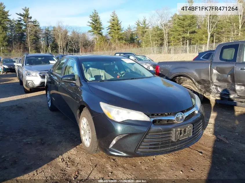 4T4BF1FK7FR471264 2015 Toyota Camry Le