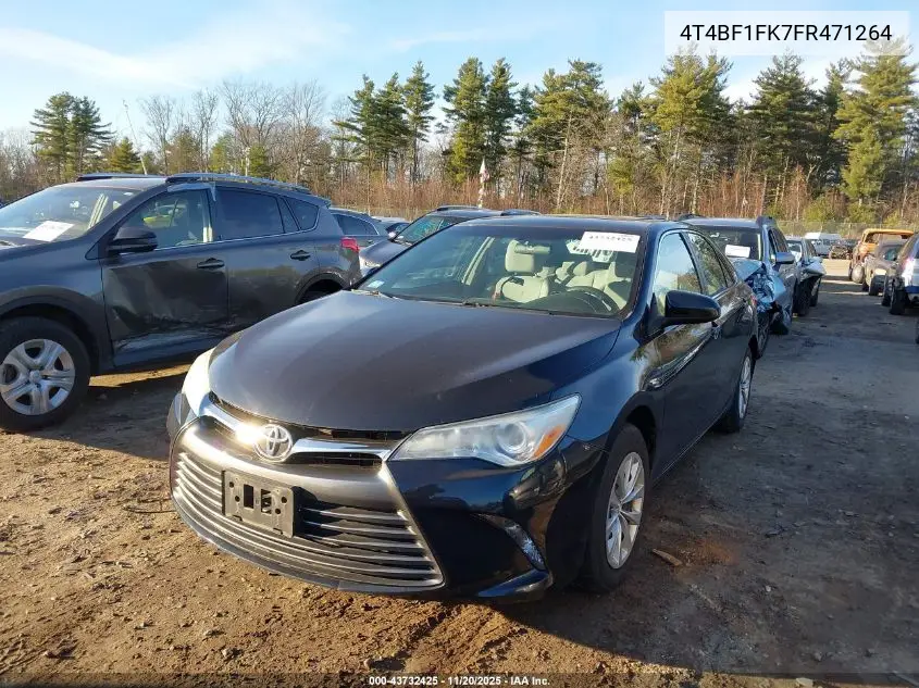 4T4BF1FK7FR471264 2015 Toyota Camry Le