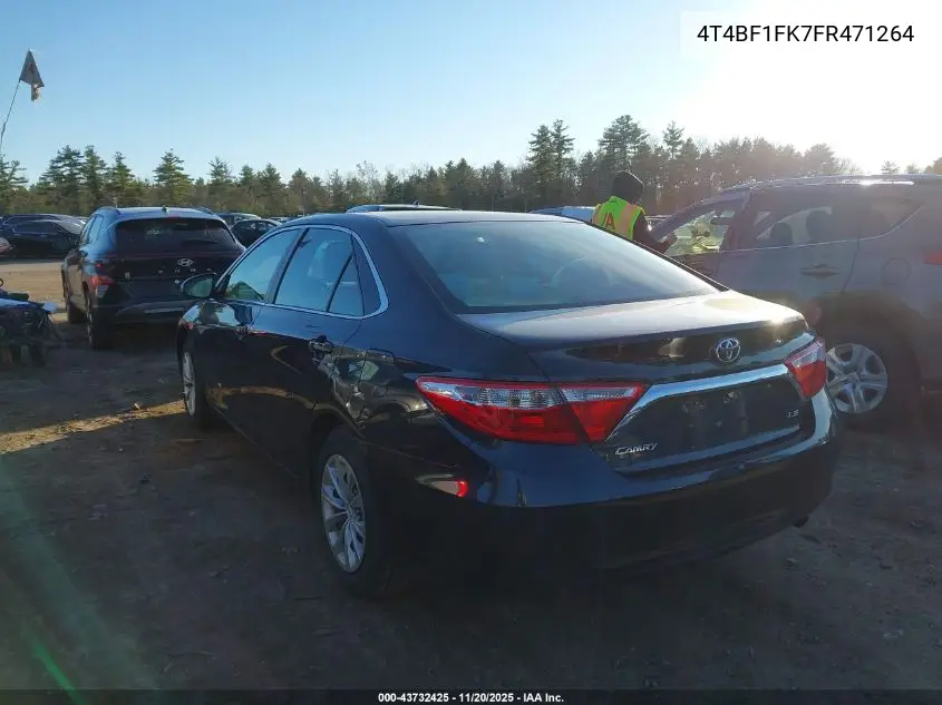 4T4BF1FK7FR471264 2015 Toyota Camry Le