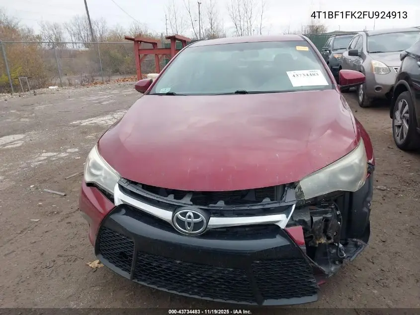 4T1BF1FK2FU924913 2015 Toyota Camry Xse
