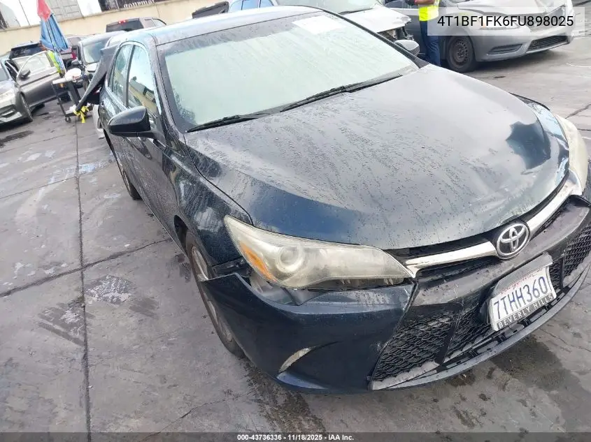 4T1BF1FK6FU898025 2015 Toyota Camry Se