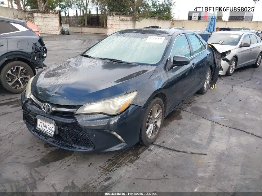 4T1BF1FK6FU898025 2015 Toyota Camry Se