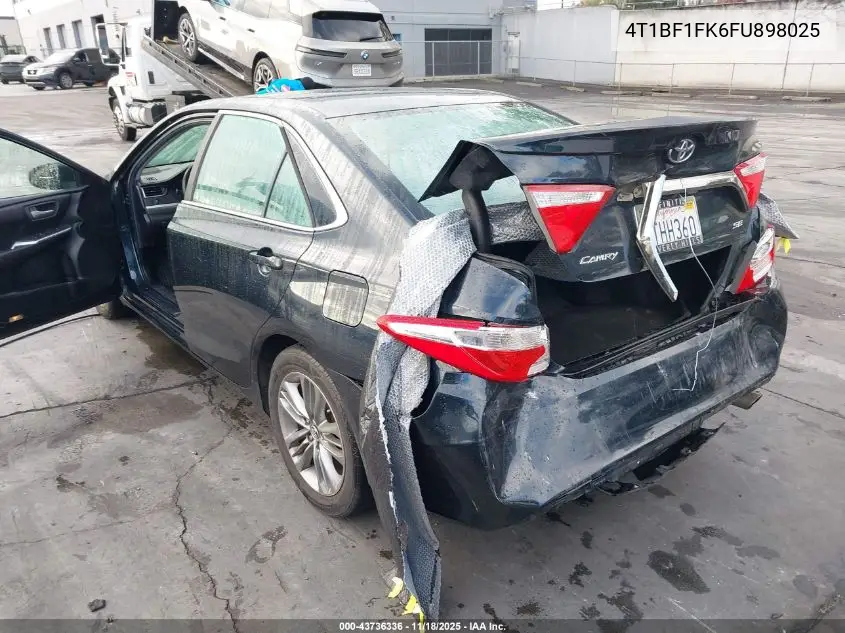 4T1BF1FK6FU898025 2015 Toyota Camry Se