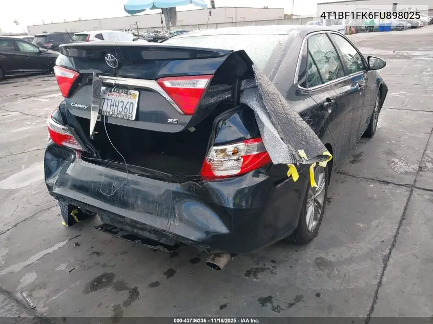 4T1BF1FK6FU898025 2015 Toyota Camry Se