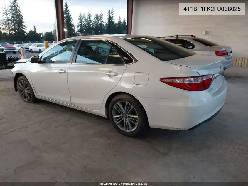 4T1BF1FK2FU038025 2015 Toyota Camry Se