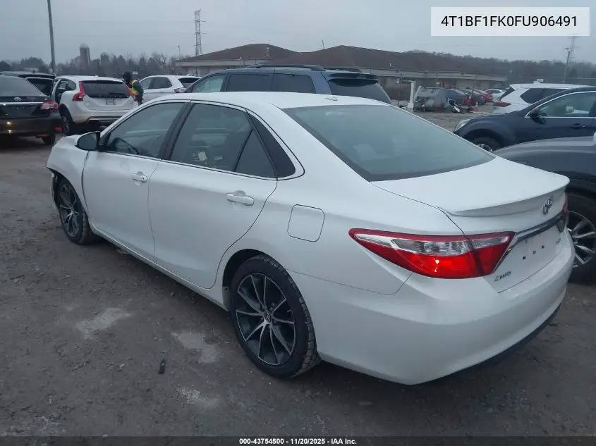 4T1BF1FK0FU906491 2015 Toyota Camry Xse