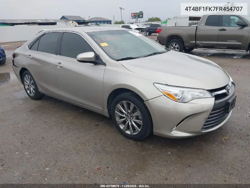 4T4BF1FK7FR454707 2015 Toyota Camry Xle
